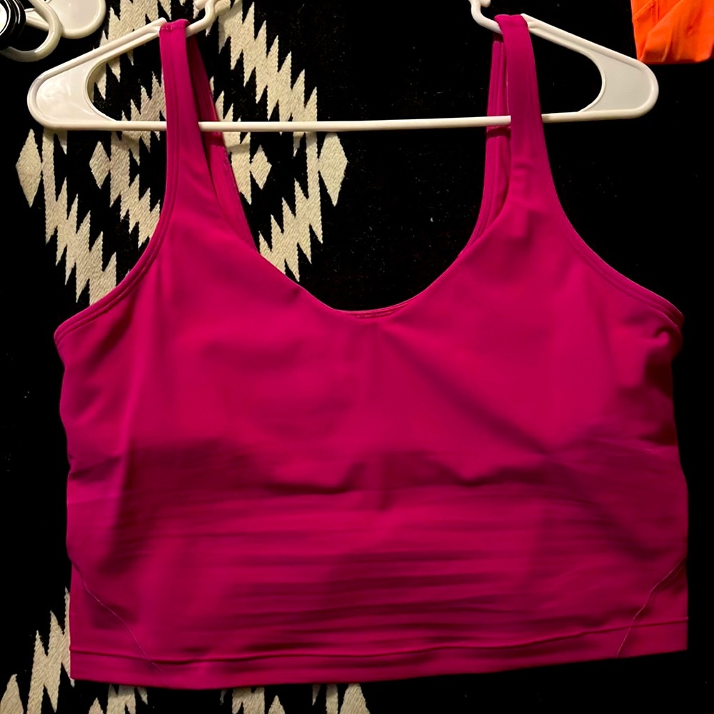 Raspberry color Lululemon top